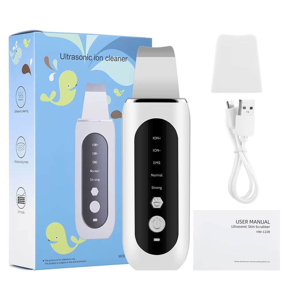 Ultrasonic Skin Scrubber Facial Cleansing Device
