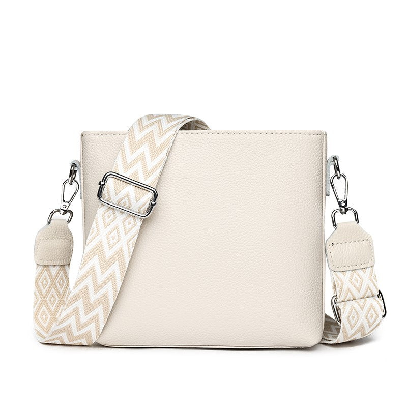 Women's Crossbody Shoulder Bag with Adjustable Wide Strap