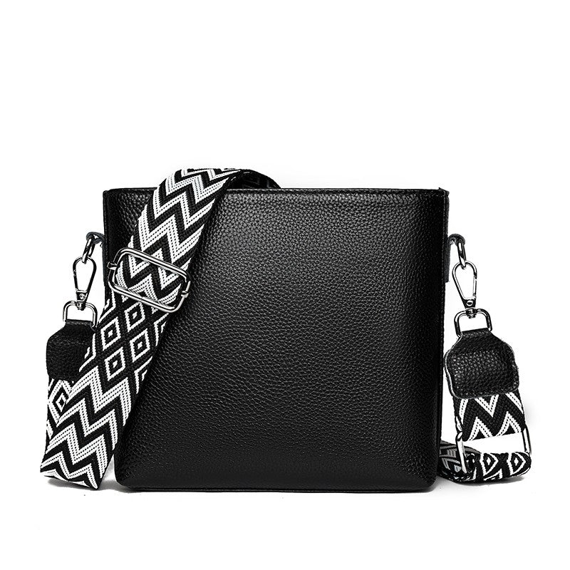 Women's Crossbody Shoulder Bag with Adjustable Wide Strap