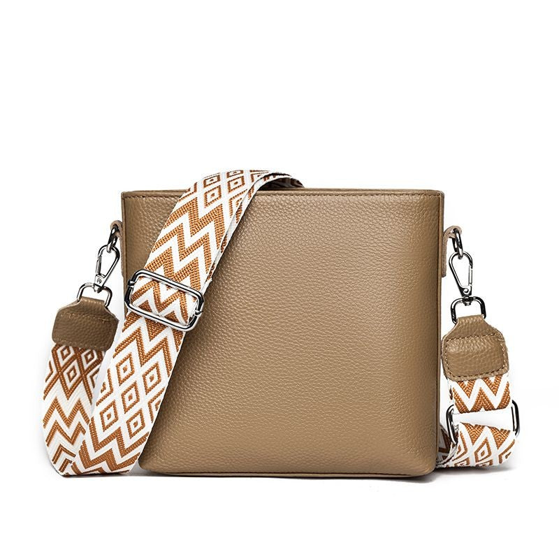 Women's Crossbody Shoulder Bag with Adjustable Wide Strap